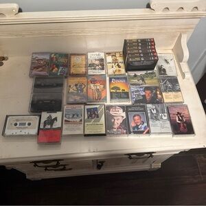 Large Vintage Cassette Tape Collection 28 lot
